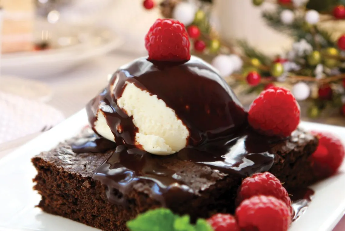 Holiday Brownie Dessert