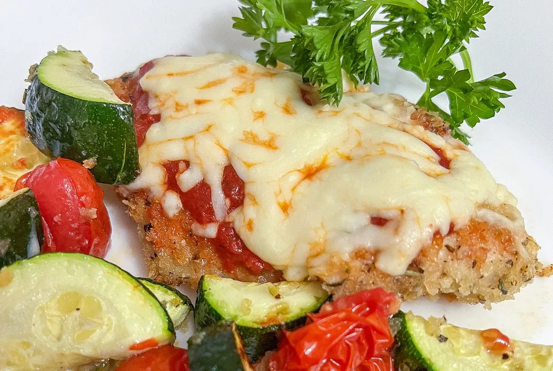 Chicken Parmesan One Sheet Pan