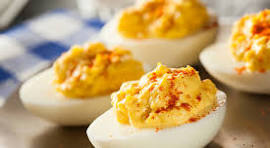 Lemony Dill Deviled Eggs